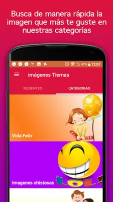 Imagenes tiernas android App screenshot 0